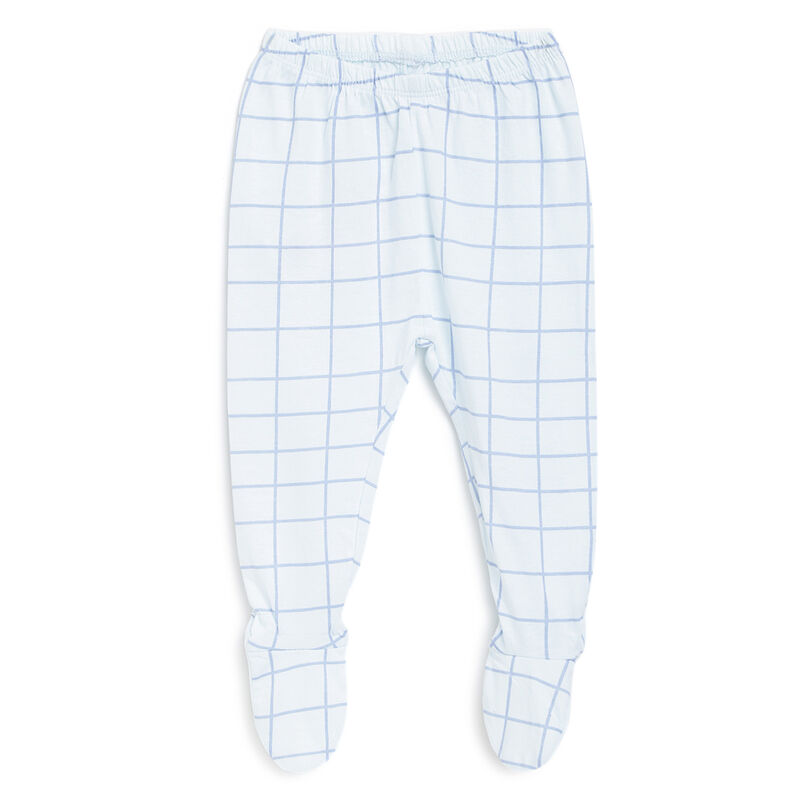 Boys Light Blue Smock with Leggings image number 2